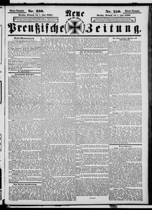 Neue preußische Zeitung vom 01.06.1898