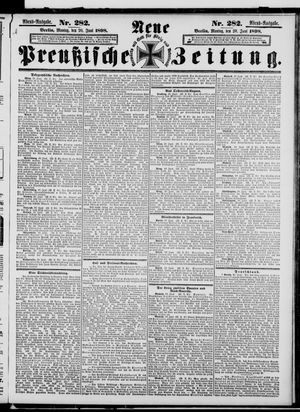 Neue preußische Zeitung vom 20.06.1898
