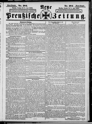 Neue preußische Zeitung vom 21.06.1898