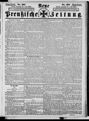Neue preußische Zeitung vom 09.07.1898