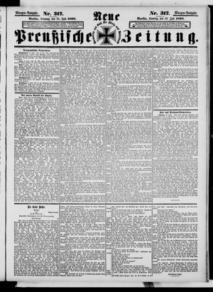 Neue preußische Zeitung vom 10.07.1898