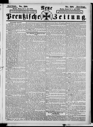 Neue preußische Zeitung vom 11.07.1898