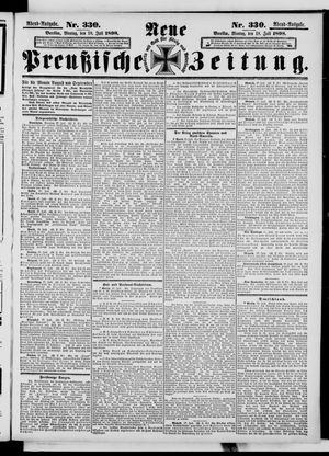 Neue preußische Zeitung vom 18.07.1898