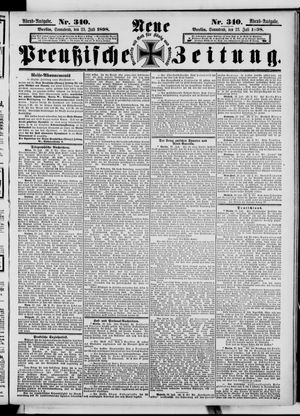 Neue preußische Zeitung vom 23.07.1898