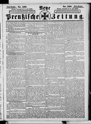 Neue preußische Zeitung vom 28.07.1898