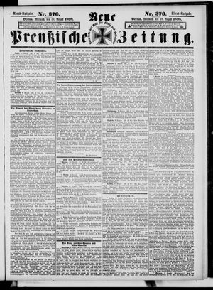 Neue preußische Zeitung vom 10.08.1898