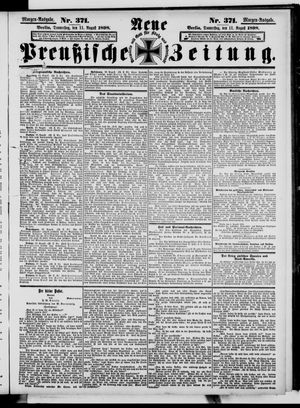 Neue preußische Zeitung vom 11.08.1898
