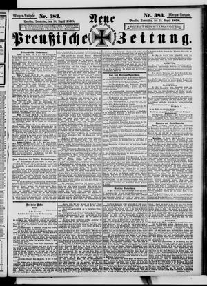 Neue preußische Zeitung vom 18.08.1898