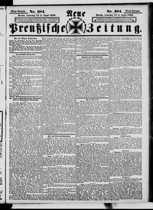 Neue preußische Zeitung vom 18.08.1898