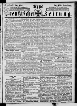 Neue preußische Zeitung vom 19.08.1898