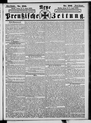 Neue preußische Zeitung vom 19.08.1898