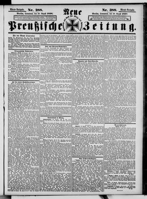 Neue preußische Zeitung vom 20.08.1898