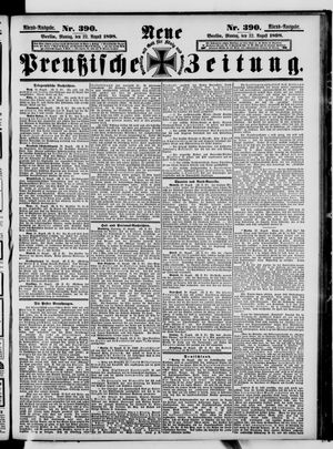 Neue preußische Zeitung vom 22.08.1898