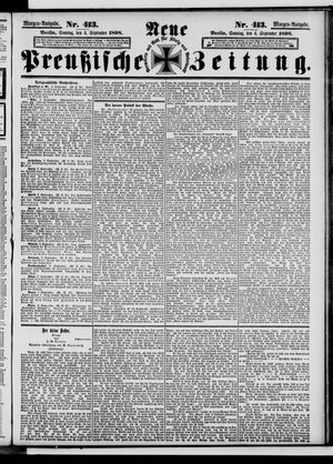 Neue preußische Zeitung vom 04.09.1898