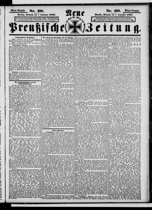 Neue preußische Zeitung vom 07.09.1898