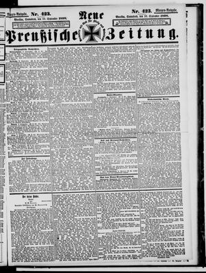 Neue preußische Zeitung vom 10.09.1898