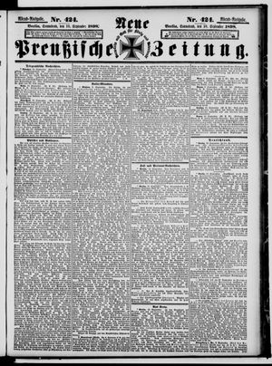 Neue preußische Zeitung vom 10.09.1898