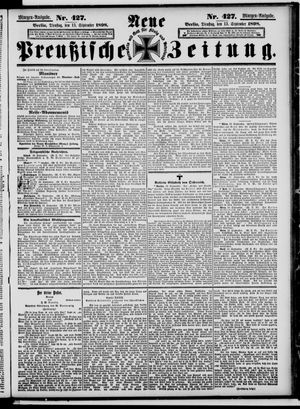 Neue preußische Zeitung vom 13.09.1898