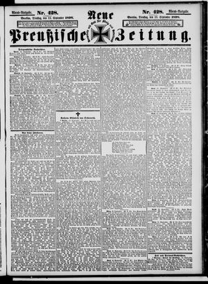 Neue preußische Zeitung vom 13.09.1898