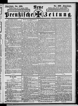 Neue preußische Zeitung vom 16.09.1898