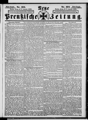 Neue preußische Zeitung vom 16.09.1898