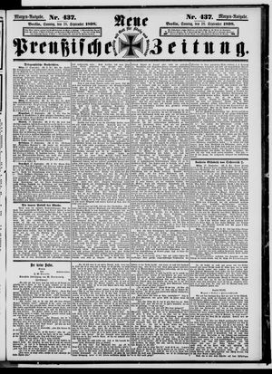 Neue preußische Zeitung vom 18.09.1898