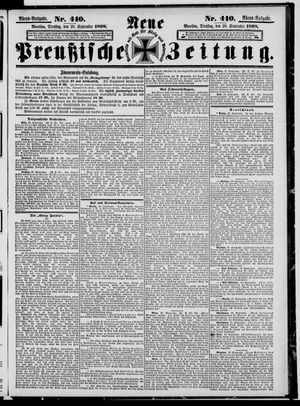 Neue preußische Zeitung vom 20.09.1898