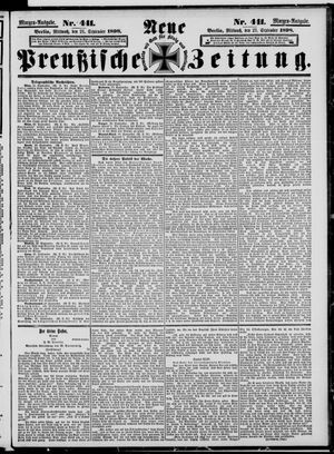 Neue preußische Zeitung vom 21.09.1898