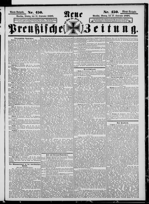 Neue preußische Zeitung vom 26.09.1898