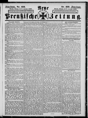 Neue preußische Zeitung vom 28.09.1898