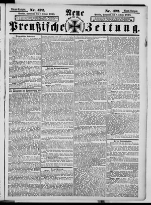 Neue preußische Zeitung vom 08.10.1898