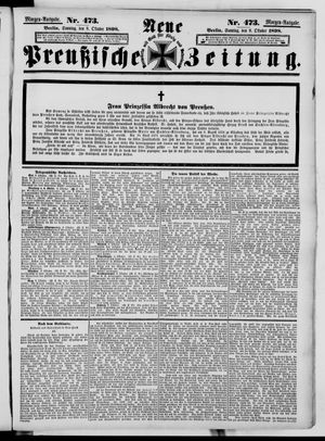 Neue preußische Zeitung vom 09.10.1898