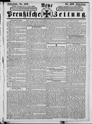 Neue preußische Zeitung vom 13.10.1898