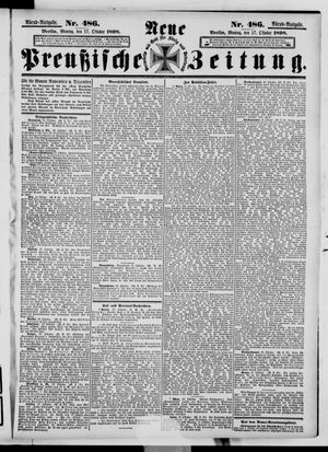 Neue preußische Zeitung vom 17.10.1898