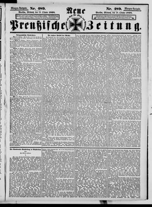 Neue preußische Zeitung vom 19.10.1898