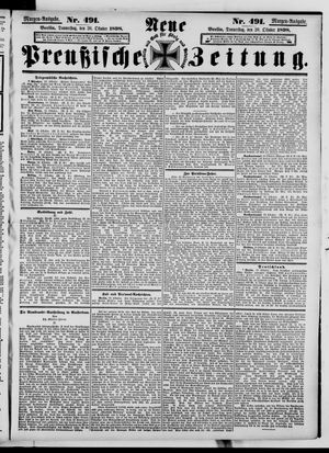 Neue preußische Zeitung vom 20.10.1898