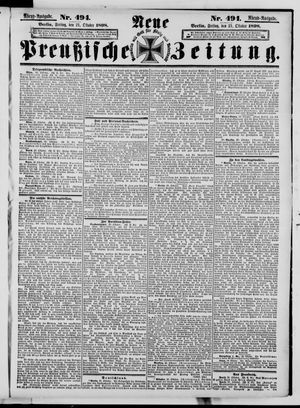 Neue preußische Zeitung vom 21.10.1898