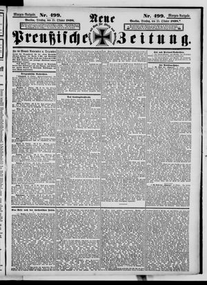 Neue preußische Zeitung vom 25.10.1898