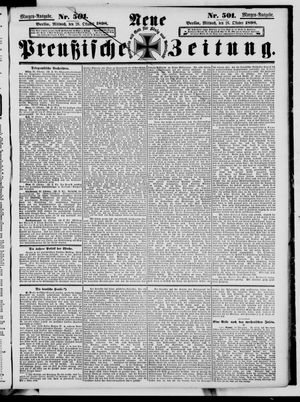 Neue preußische Zeitung on Oct 26, 1898