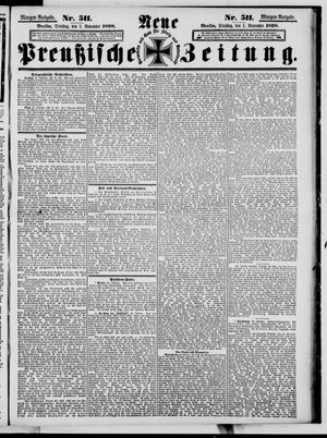 Neue preußische Zeitung vom 01.11.1898