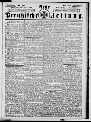 Neue preußische Zeitung vom 01.11.1898