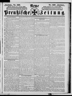 Neue preußische Zeitung vom 05.11.1898