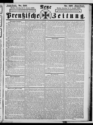 Neue preußische Zeitung vom 10.11.1898