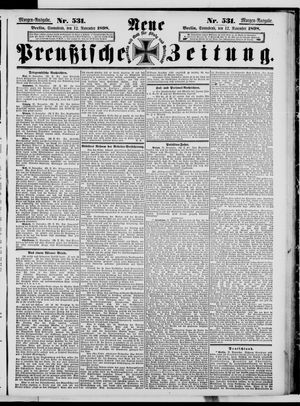 Neue preußische Zeitung vom 12.11.1898