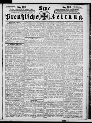 Neue preußische Zeitung vom 12.11.1898