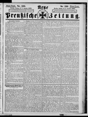 Neue preußische Zeitung vom 13.11.1898