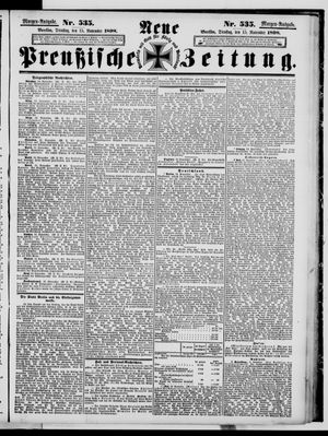 Neue preußische Zeitung vom 15.11.1898
