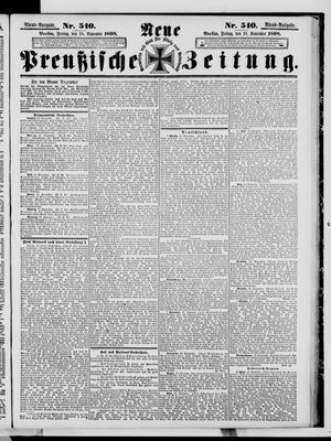 Neue preußische Zeitung vom 18.11.1898