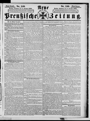 Neue preußische Zeitung vom 19.11.1898