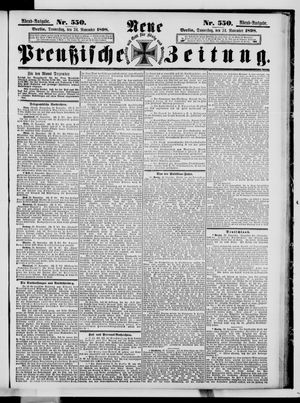Neue preußische Zeitung vom 24.11.1898